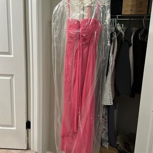 Bridesmaid dress, pink size 10